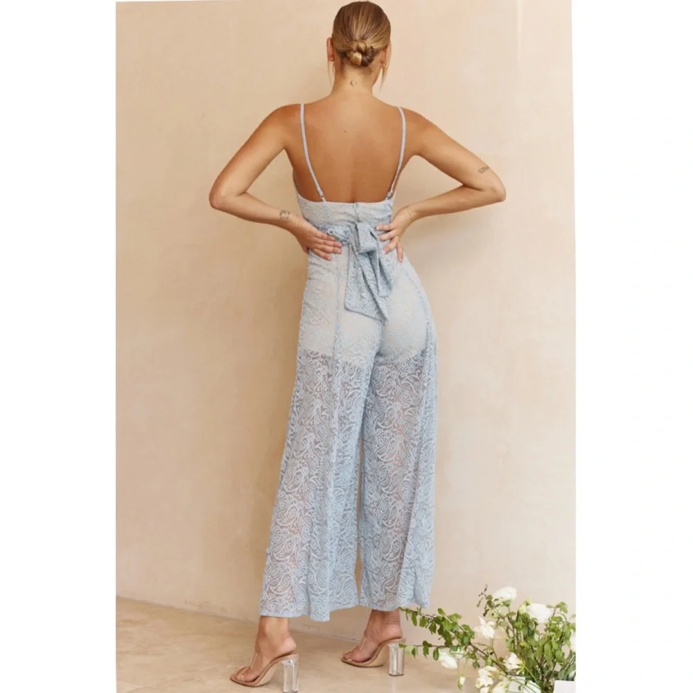 Hello Molly | Crochet Jumpsuit - Picture 6 of 10